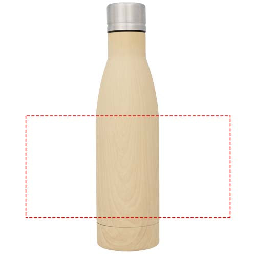 Vasa 500 ml kopparvakuumisolerade flaska med träutseende
