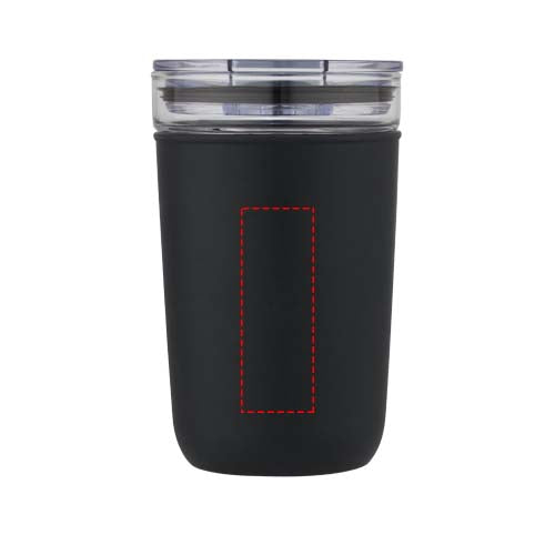 Bello 420 ml glastermos med en yttervägg av återvunnen plast