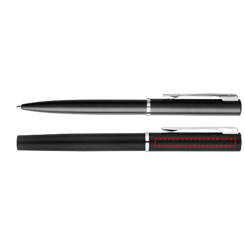 Waterman Allure set med kulpenna och kulspetspenna (blått bläck)