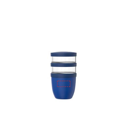 Mepal Ellipse tredelad 500 ml + 2 x 200 ml isolerad matlåda