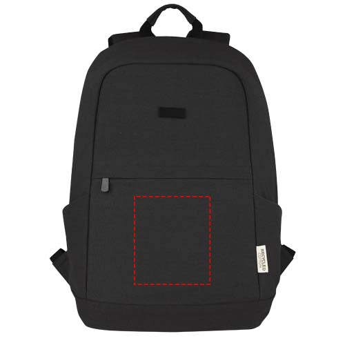 Joey stöldsäker 15,6" laptopväska av GRS-återvunnen canvas 18 liter