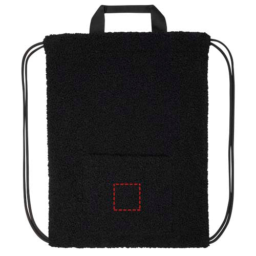 Bear gympapåse med dragsko av GRS-certifierat återvunnet sherpa-material, 9 l