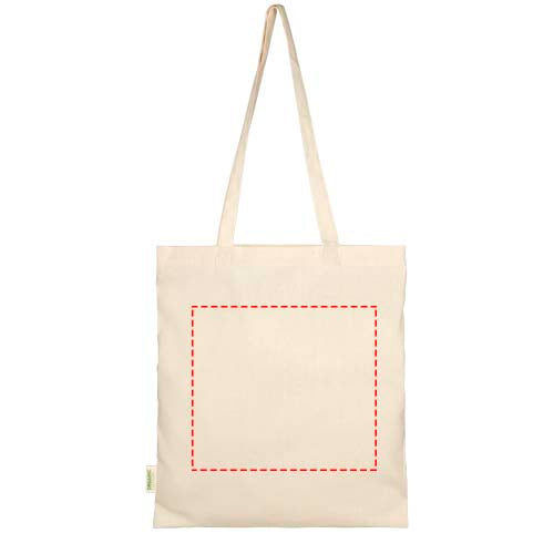 Odisha 100 g/m² tygväska av ekologiskt OCS-material, 7 l