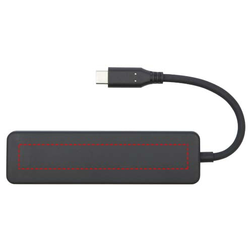 Loop RCS multimedieadapter USB 2.0–3.0 av återvunnen plast med HDMI-port