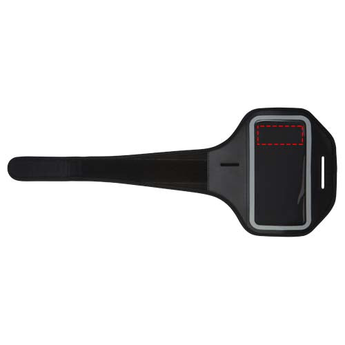 Haile reflekterande smartphone-armband med transparent skydd