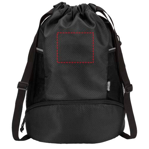 Nomad sportväska med dragsko och bottenfack av GRS-återvunnet material 18 l