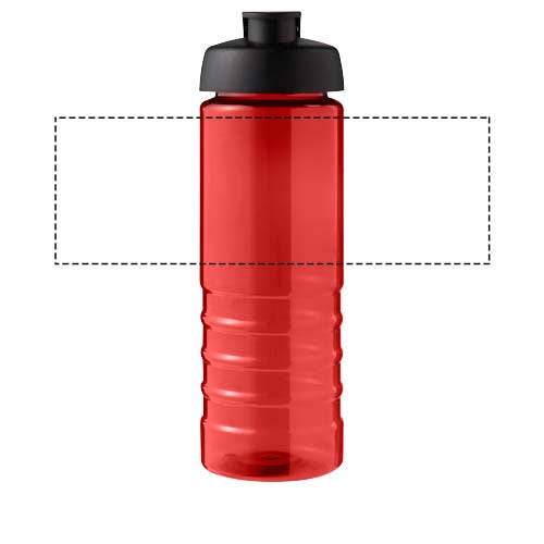 H2O Active® Eco Treble 750 ml sportflaska med uppfällbart lock