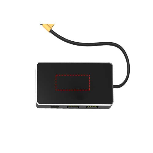 SCX.design H20 8-i-1 USB-hubb med dubbla ingångar och sex portar