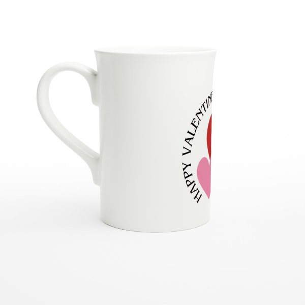 White 10oz Porcelain Slim Mug