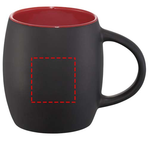 Hearth mugg med underlägg i trä