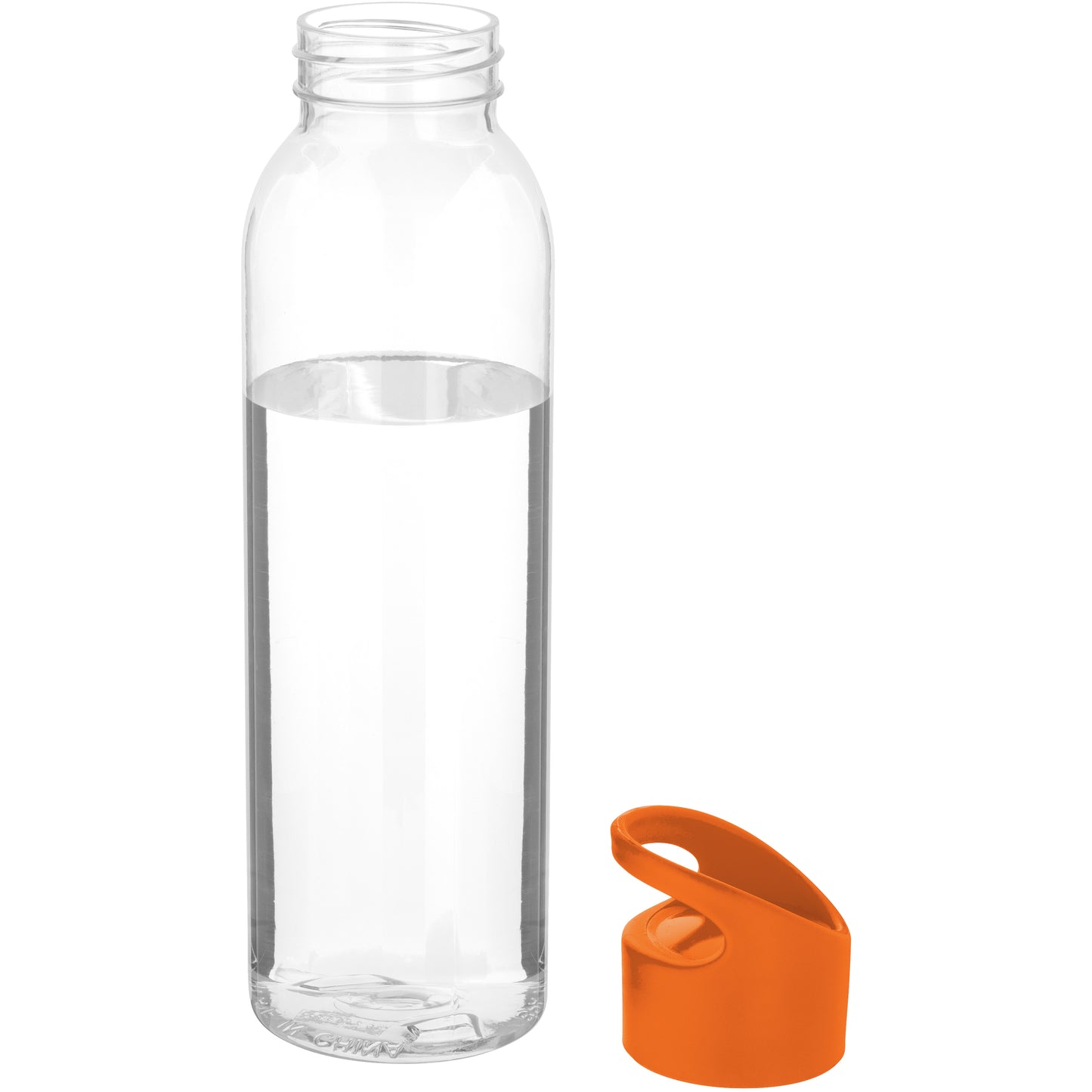 Sky flaska med transparent kropp