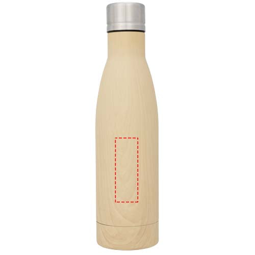 Vasa 500 ml kopparvakuumisolerade flaska med träutseende