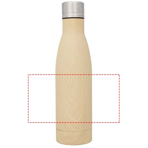 Vasa 500 ml kopparvakuumisolerade flaska med träutseende