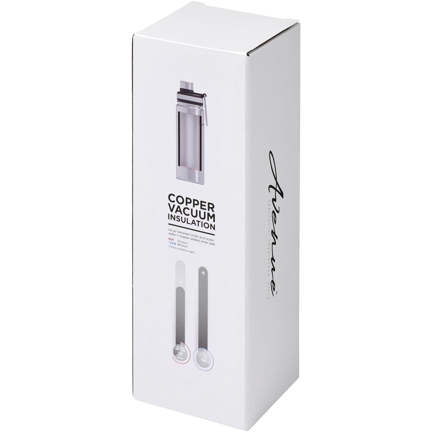 Gessi 590 ml vakuumisolerad sportflaska i koppar