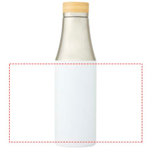 Hulan 540 ml vakuumisolerad kopparflaska i rostfritt stål med bambulock