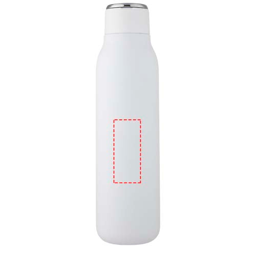Marka 600 ml vakuumisolerad flaska i koppar med metalloop