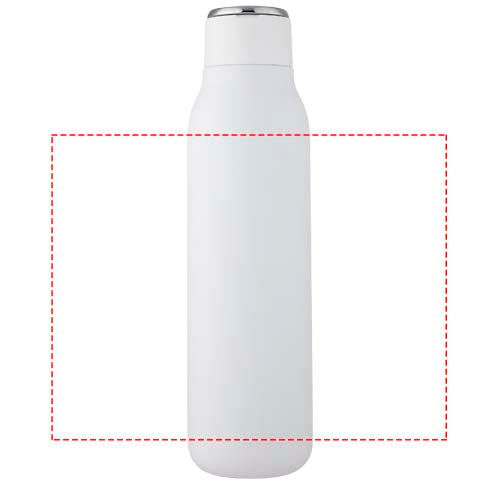 Marka 600 ml vakuumisolerad flaska i koppar med metalloop