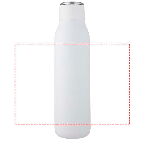 Marka 600 ml vakuumisolerad flaska i koppar med metalloop