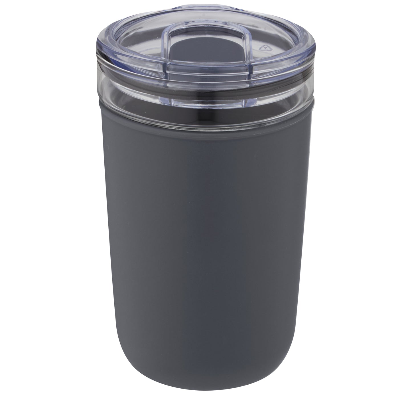 Bello 420 ml glastermos med en yttervägg av återvunnen plast