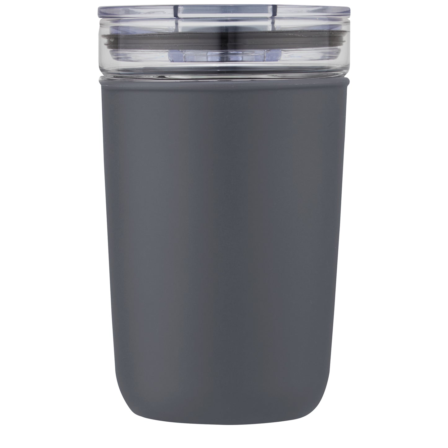Bello 420 ml glastermos med en yttervägg av återvunnen plast