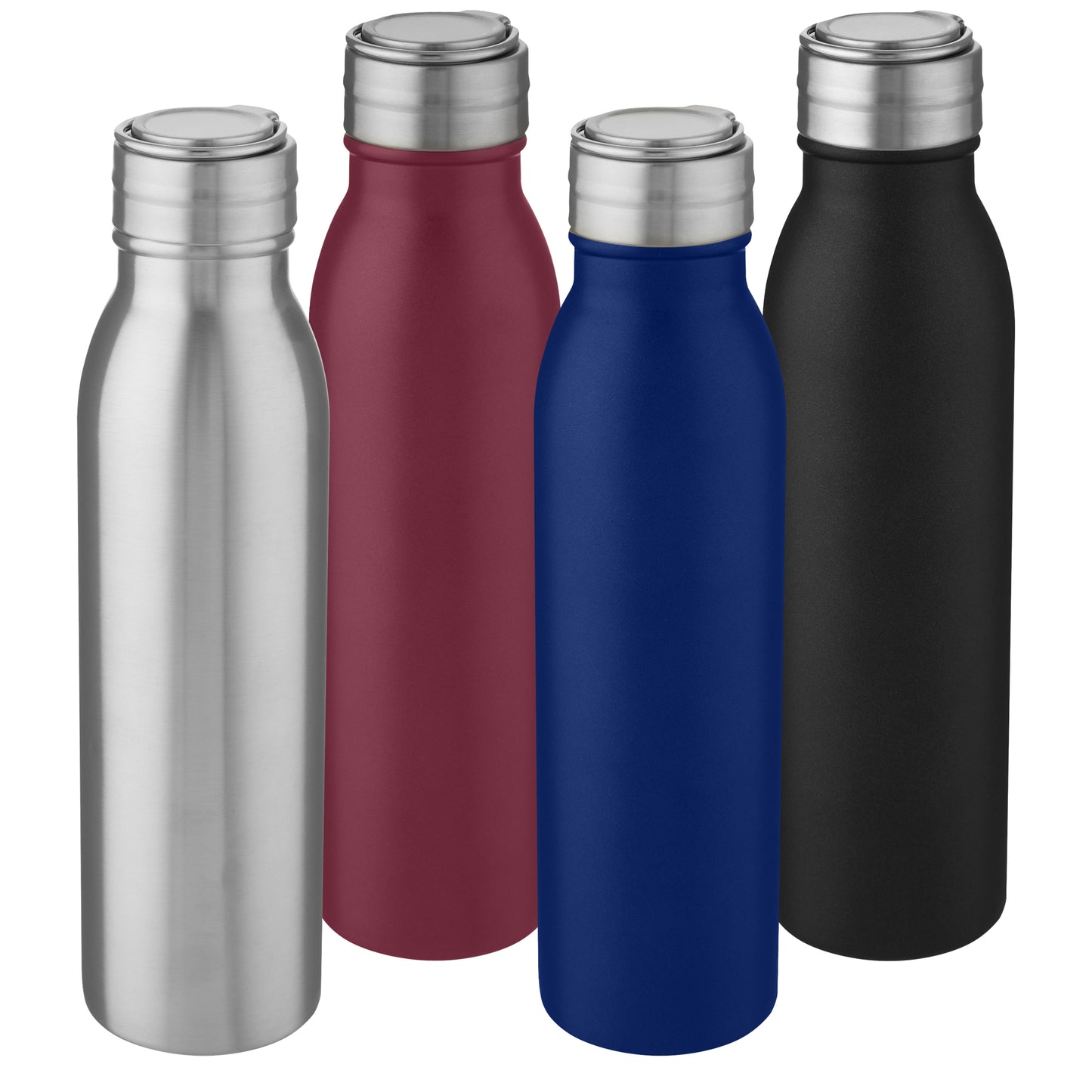Harper 700 ml sportflaska i rostfritt stål med metalloop