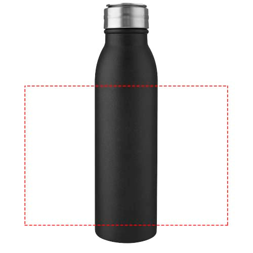 Harper 700 ml sportflaska i rostfritt stål med metalloop