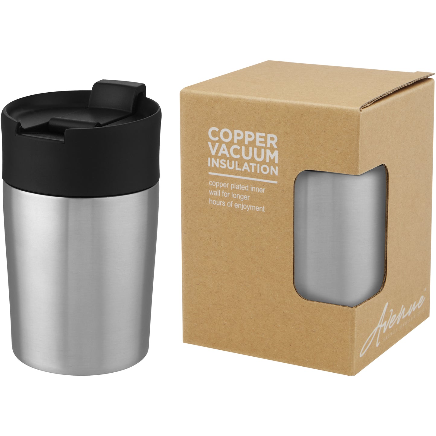Jetta 180 ml vakuumisolerad termos i koppar