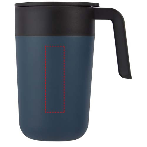 Nordia 400 ml återvunnen mugg med dubbelvägg
