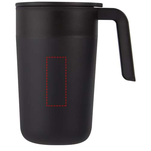 Nordia 400 ml återvunnen mugg med dubbelvägg
