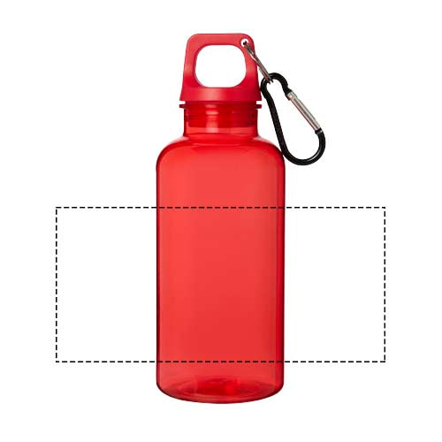 Oregon 400 ml vattenflaska av RCS-certifierad återvunnen plast med karbinhake