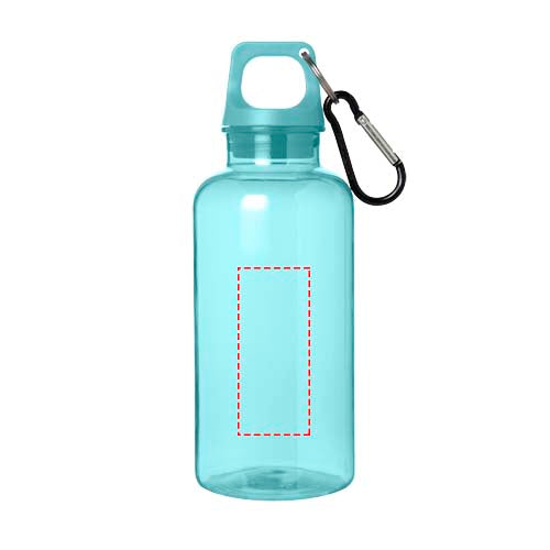 Oregon 400 ml vattenflaska av RCS-certifierad återvunnen plast med karbinhake