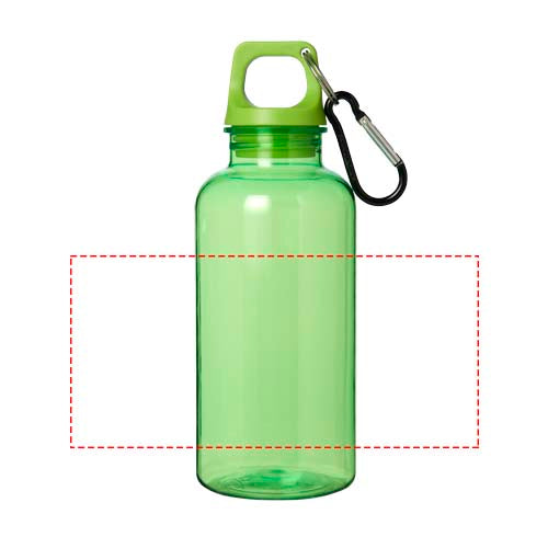 Oregon 400 ml vattenflaska av RCS-certifierad återvunnen plast med karbinhake