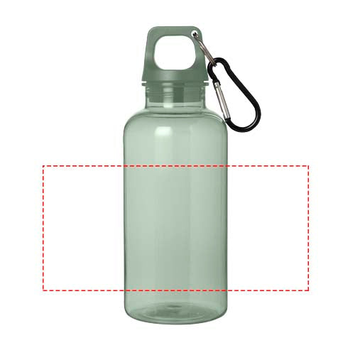 Oregon 400 ml vattenflaska av RCS-certifierad återvunnen plast med karbinhake