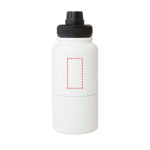 Dupeca 840 ml isolerad vattenflaska av RCS-certifierat rostfritt stål