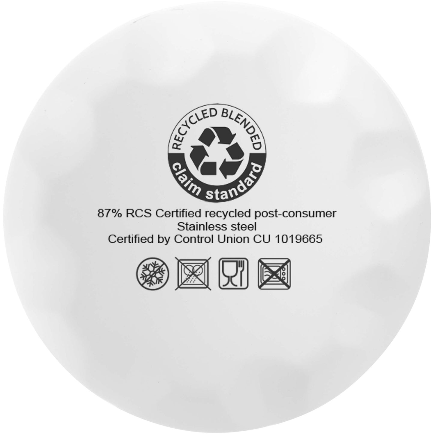 Cove 500 ml vakuumisolerad flaska av RCS-certifierat återvunnet rostfritt stål 