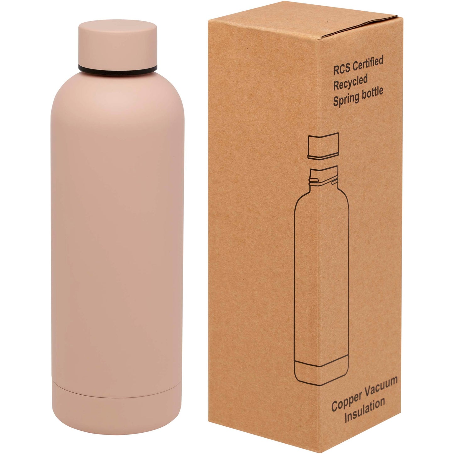 Spring RCS-certifierad vakuumisolerad flaska i koppar, 500 ml