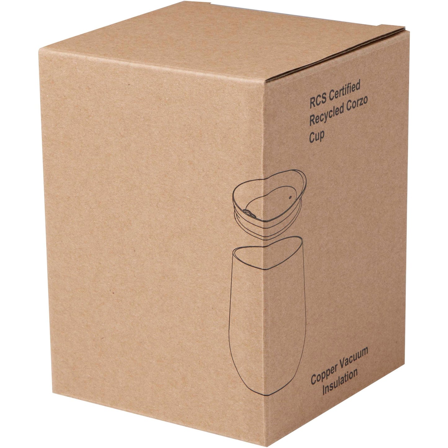 Corzo RCS-certifierad vakuumisolerad kopparmugg, 350 ml