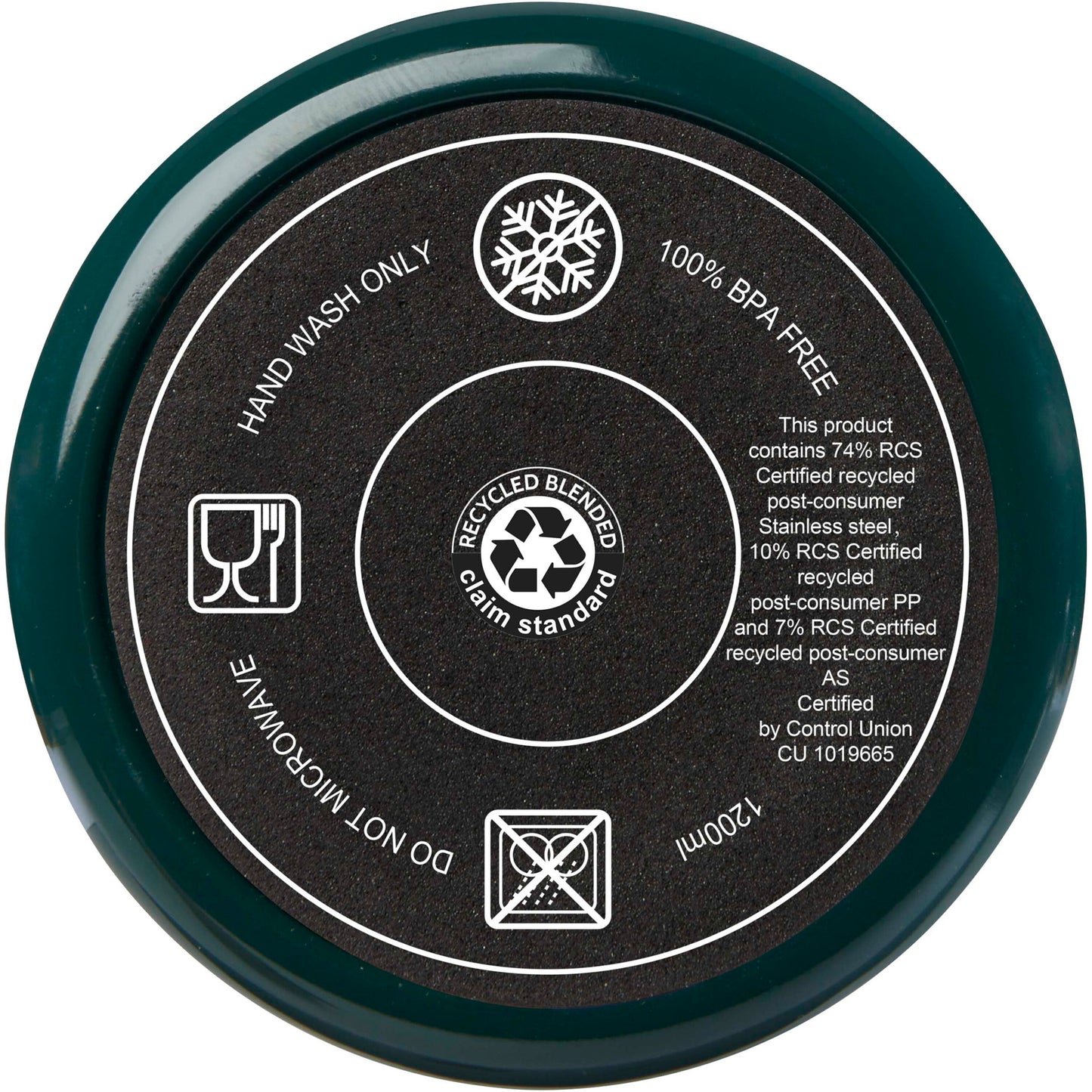 Melbourne RCS-certifierad mugg med sugrör, 1 200 ml