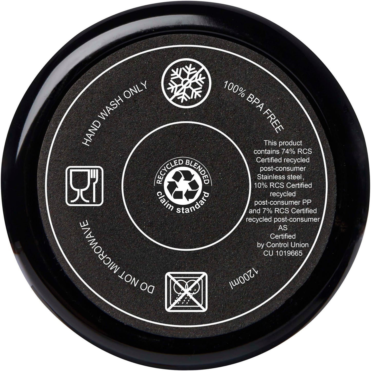 Melbourne RCS-certifierad mugg med sugrör, 1 200 ml