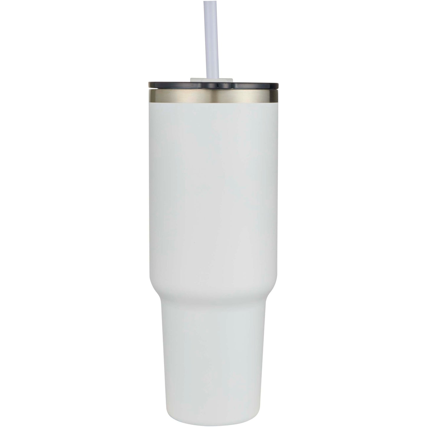 Sydney dubbelväggig RCS-certifierad vakuumisolerad kopparmugg med sugrör, 1 200 ml