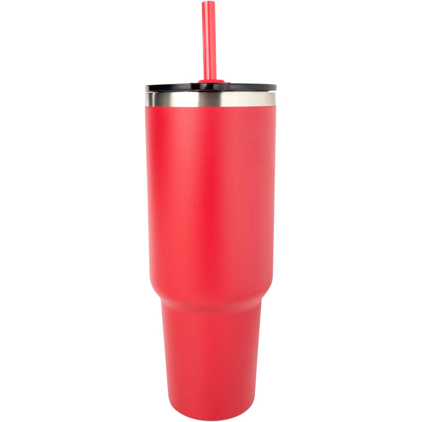 Sydney dubbelväggig RCS-certifierad vakuumisolerad kopparmugg med sugrör, 1 200 ml