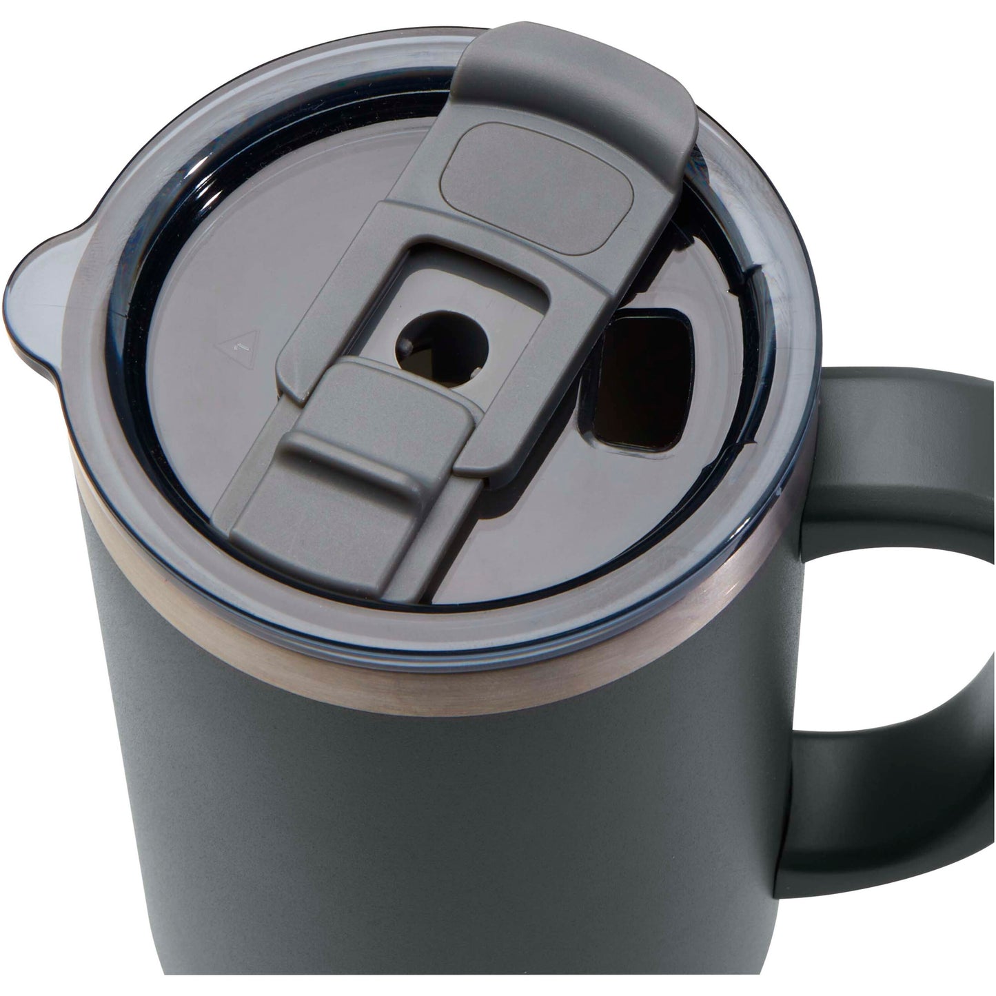 Sydney dubbelväggig RCS-certifierad vakuumisolerad kopparmugg med sugrör, 1 200 ml