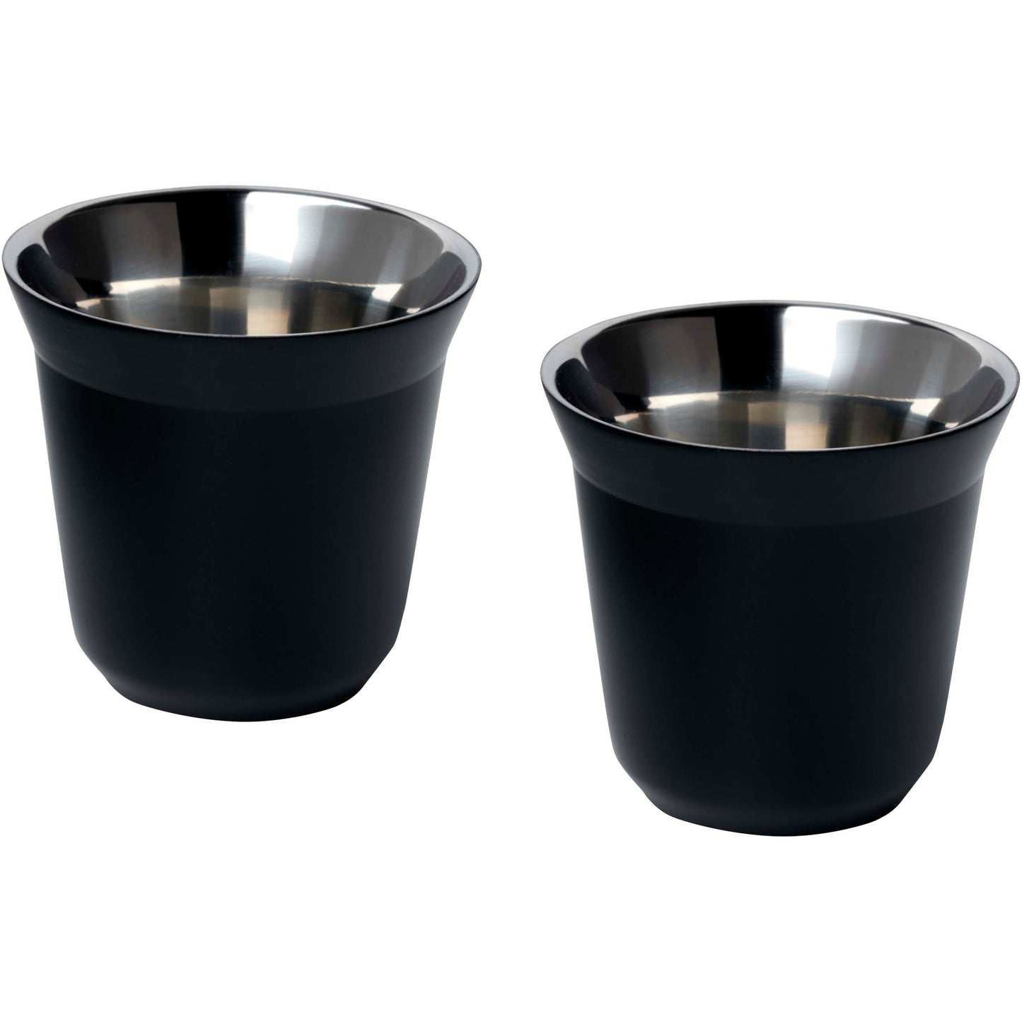 Duo uppsättning RCS-certifierade espressokoppar i rostfritt stål, 80 ml