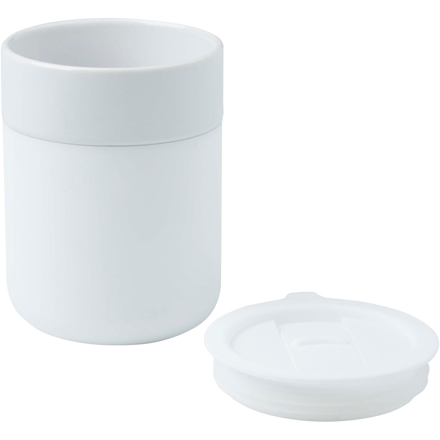 Java keramisk termos med silikonfolie och plastlock, 330 ml