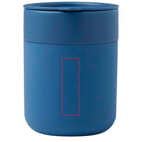Java keramisk termos med silikonfolie och plastlock, 330 ml