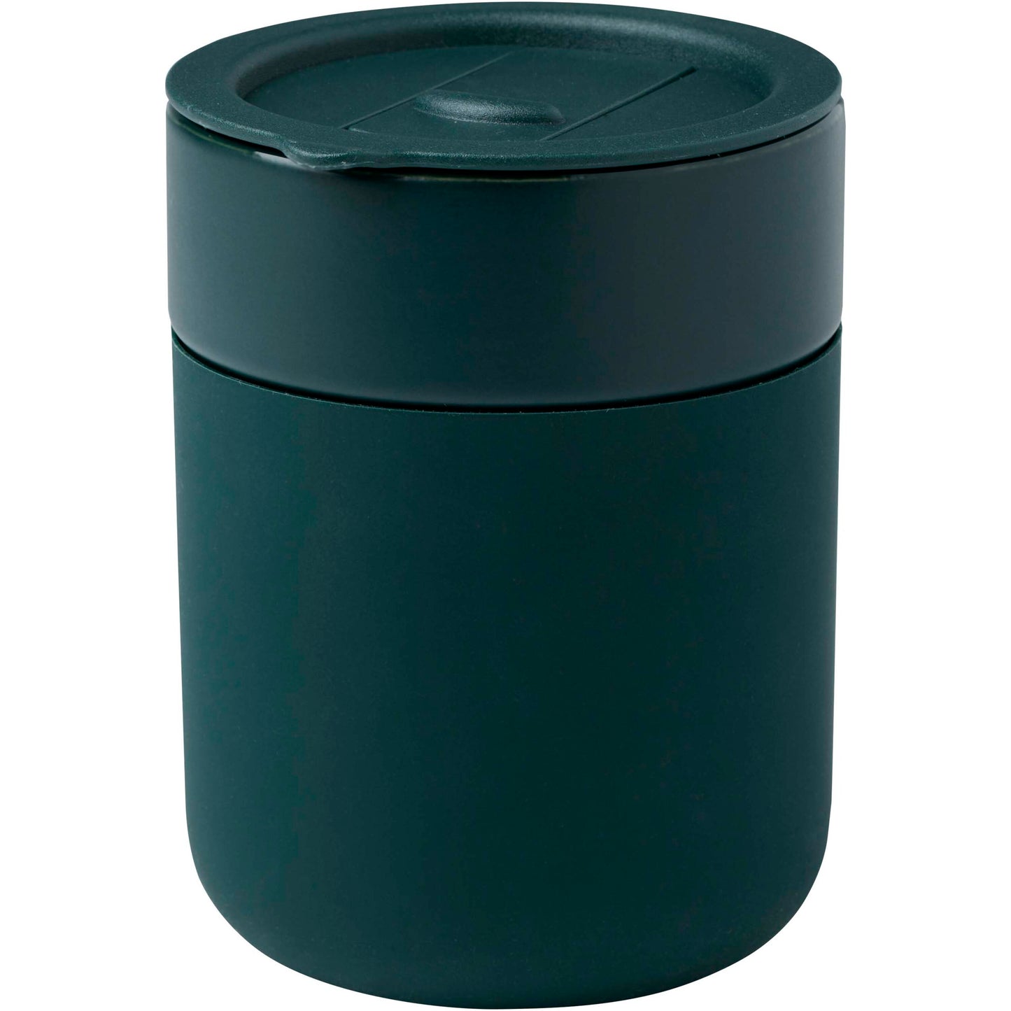 Java keramisk termos med silikonfolie och plastlock, 330 ml