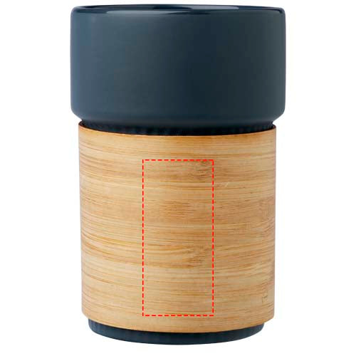Fika 340 ml mugg med bambugrepp