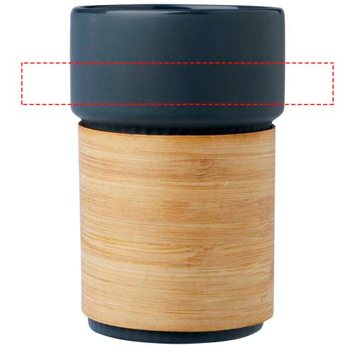 Fika 340 ml mugg med bambugrepp
