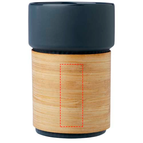 Fika 340 ml mugg med bambugrepp