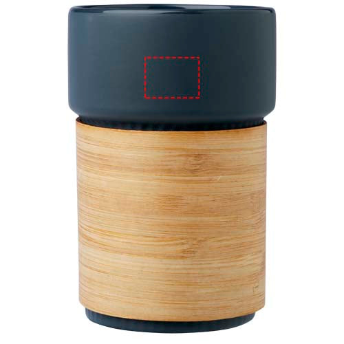 Fika 340 ml mugg med bambugrepp